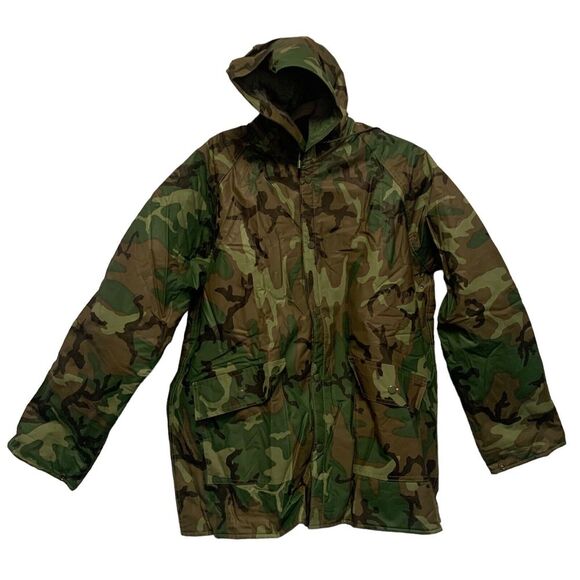 Sportsman's Choice Other - Sportsman's Choice Men Small All Weather Insulated Jacket Hood Snap Pockets Camo